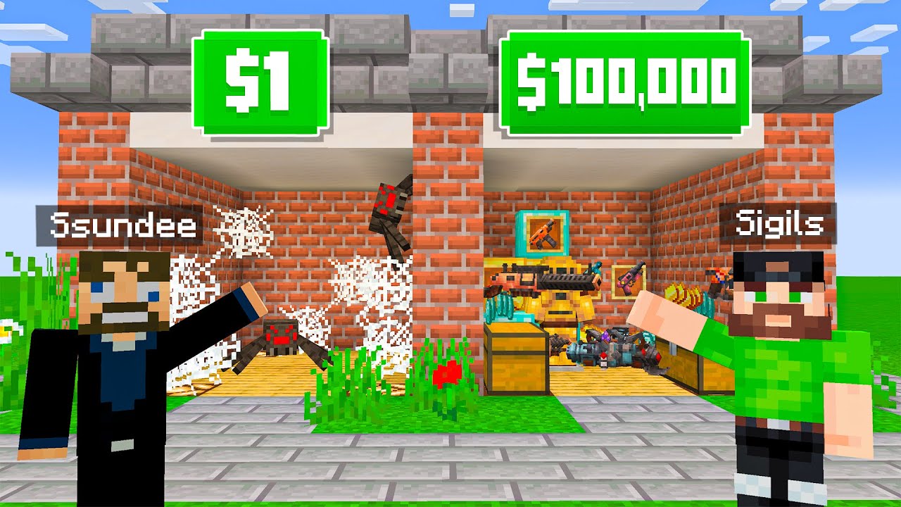 $10,000 STORAGE WARS for Guns in Minecraft