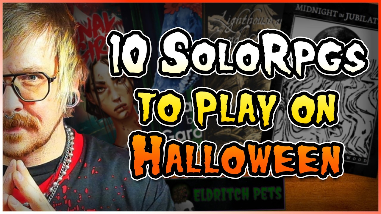 10 Quick and Cheap/Easy SoloRpgs to play on Halloween