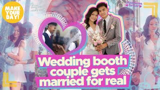 Wedding booth couple gets married for real | Make Your Day