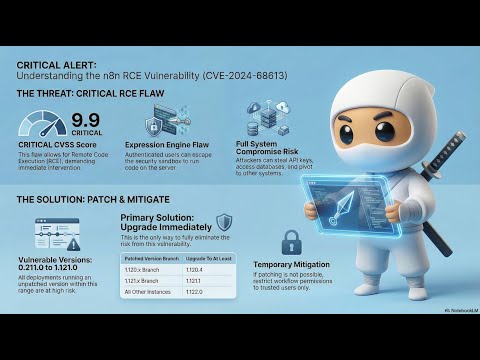 STOP Your Workflows! n8n’s High-Severity RCE Explained #cybersecurity #vulnerability