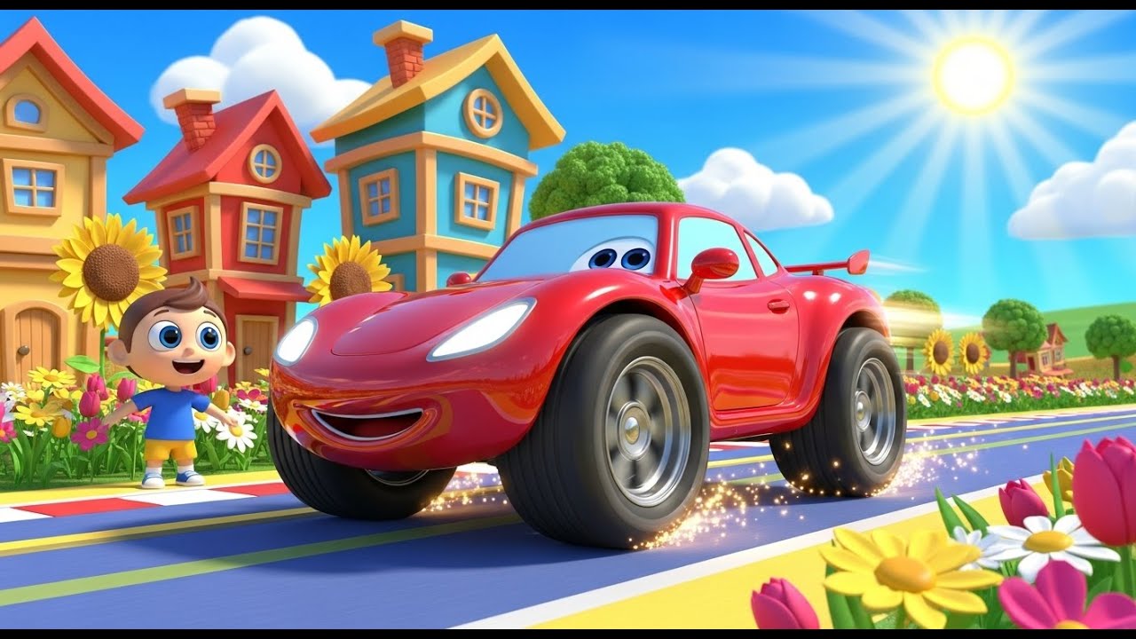 Counting Cars on the Racetrack 🏎️🔢 | Nursery Rhyme and Kids Song - YouTube