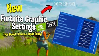 The New RTX Graphic Settings That Improve Your FPS &amp; Reduce Input Delay in Fortnite! (FPS Boost)