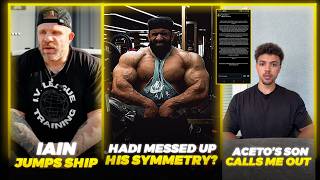Hadi Choopan RUINED his SYMMETRY? + Iain Valliere LEAVES Raw + Farid Aceto CALLS ME OUT