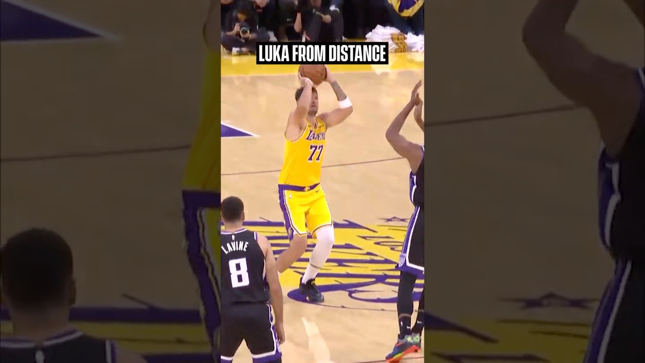 Luka Dončić is DIALED #lakers