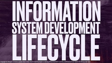 Systems Analysis and Design: Development Lifecycle (Part 1)