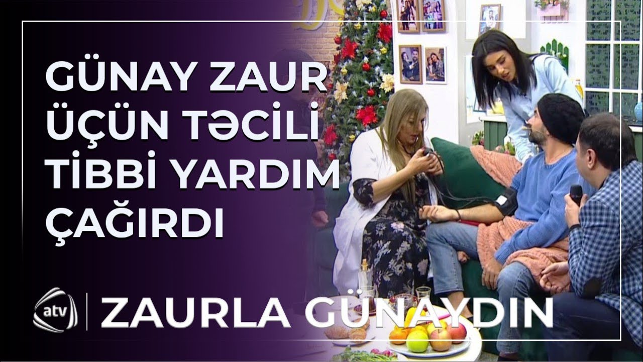 Xəstələnən Zaur Baxşəliyev üçün TƏCİLİ TİBBİ YARDIM GƏLDİ!  / Zaurla Günaydın