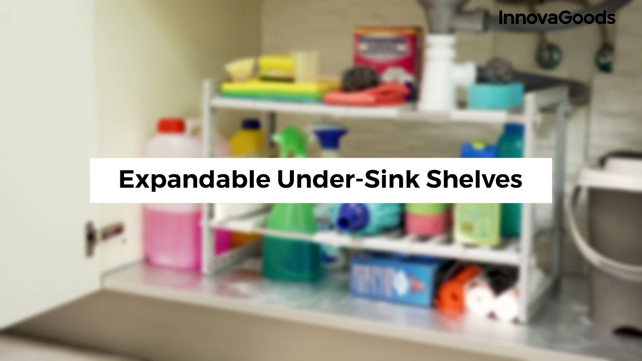 InnovaGoods Expandable Under-Sink Shelves 