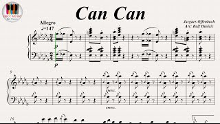 Can Can (Infernal Galop) - Jacques Offenbach, Piano chords