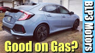 Is the Honda Civic Hatchback good on gas??  (CRAZY)
