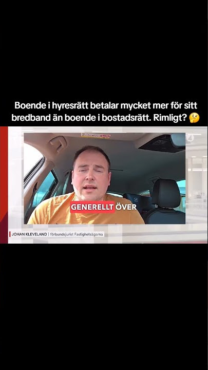 Hyresgäster betalar mycket mer för bredband än boende i bostadsrätt, rimligt?