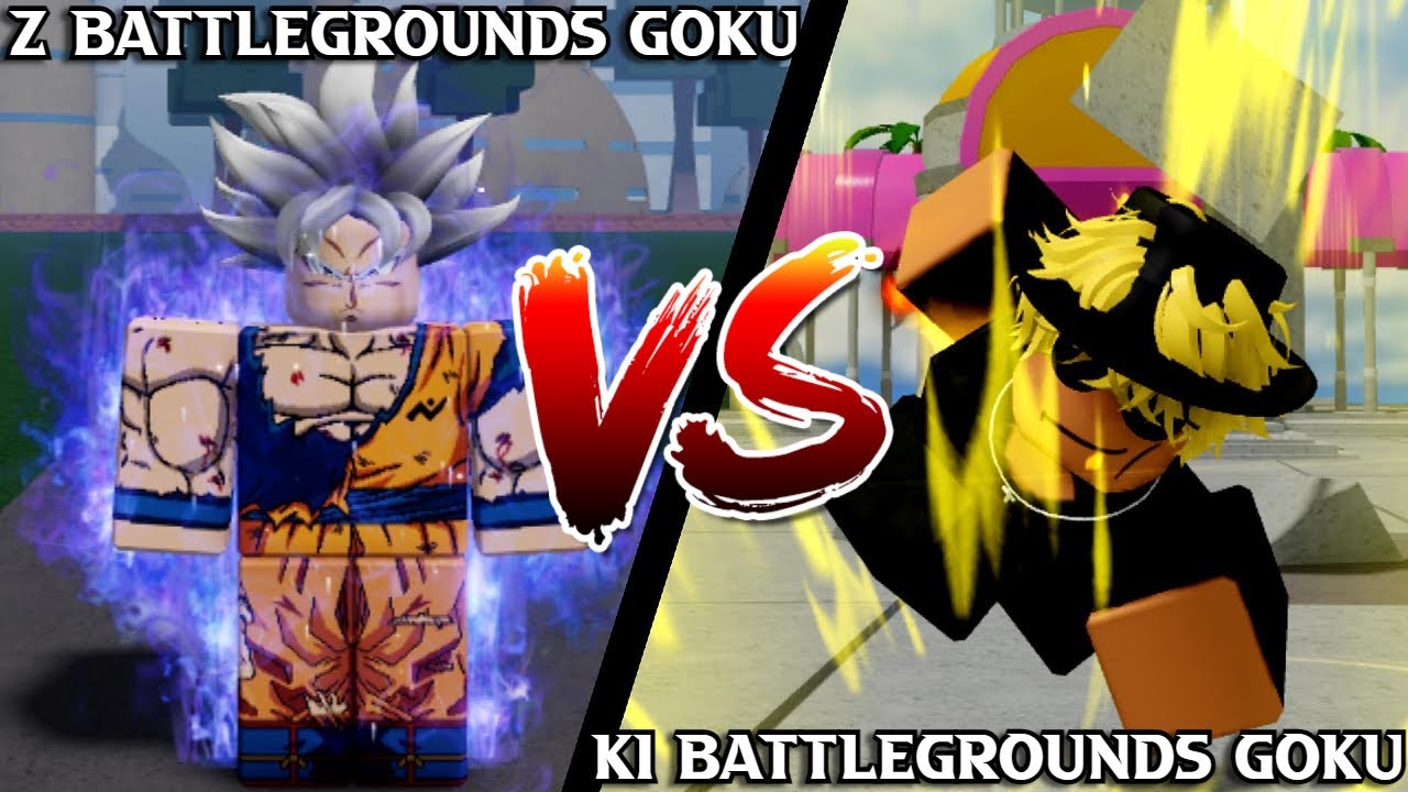 Z Battlegrounds VS Ki Battlegrounds Which Character Is Better? [Goku Edition]