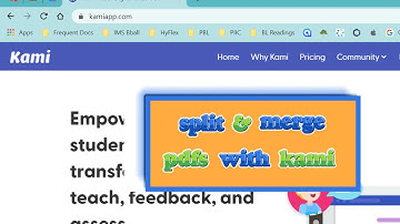 Split and Merge PDFs using Kami