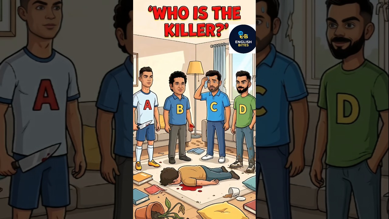 ​Who is the Killer? 🕵️‍♂️ | Crime Scene Mystery with Cricket & Football Stars | Brain Teaser chalang
