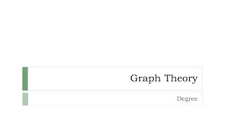 The Degree of a Graph and Its Vertices