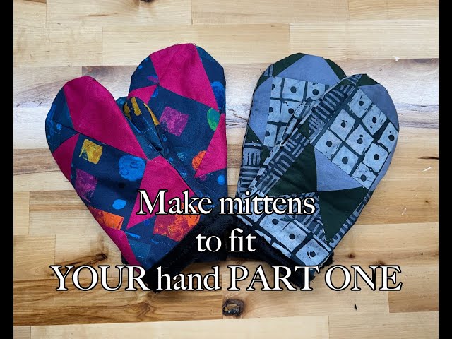 Make some fun mittens with me using a QULT BLOCK and an altered