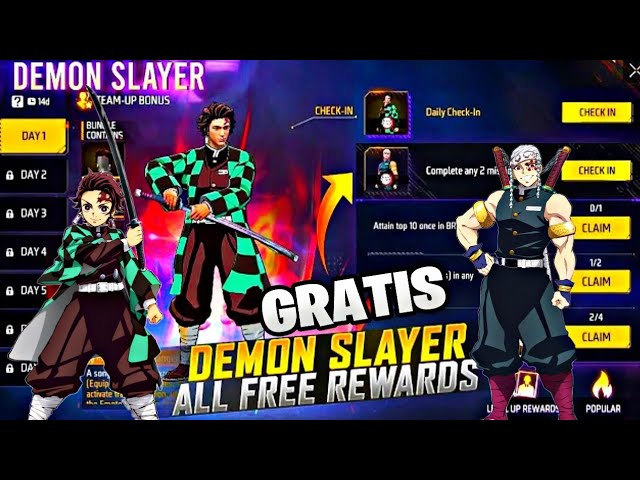 CÓDIGO DA SALA DO EVENTO DEMON SLAYER 💜 #fyyy#fypシ゚viral#viral#freefi