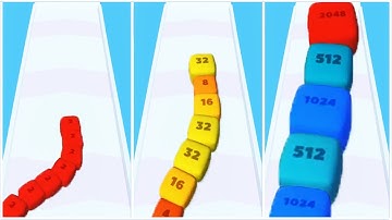 2048 Snake Rush - Gameplay Walkthrough - Leveles 1-20