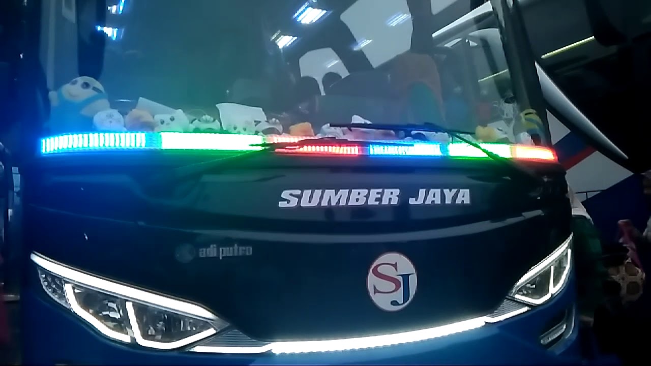  Bus full strobo  versi dj make it bundem YouTube