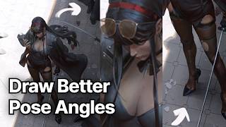 Why Your Character Poses Look Stiff (Fix It with Camera Distance!)