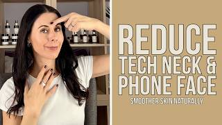 6 Minute Face Yoga To Reduce Tech Neck & Phone Face Smoother Skin Naturally