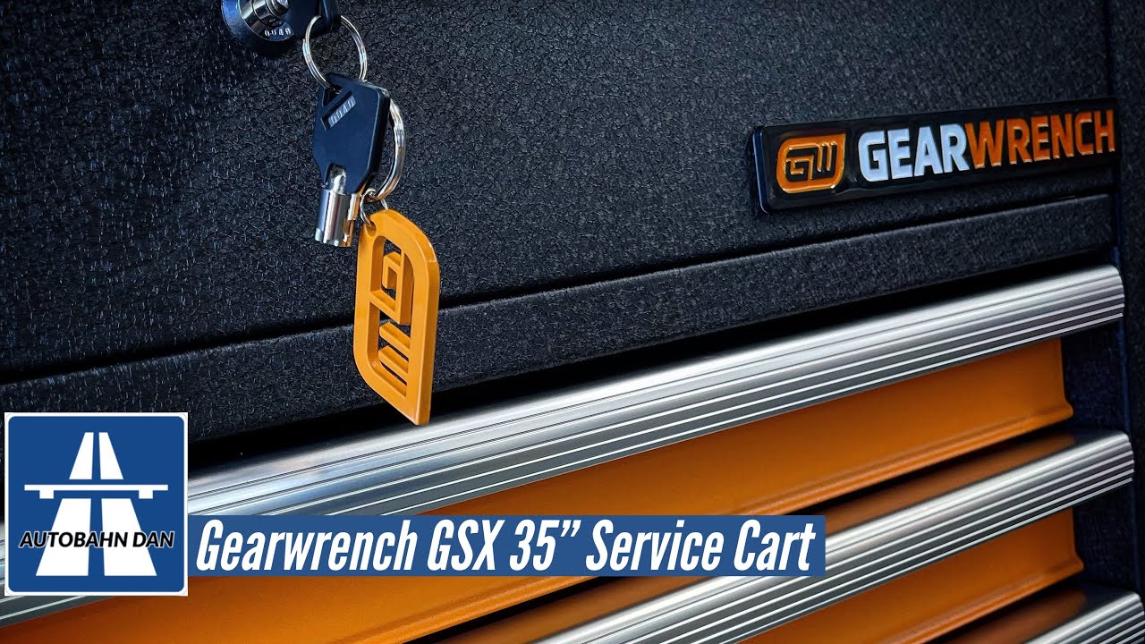 GEARWRENCH Carro de herramientas rodante de la serie GSX de 35 y 7 cajones  con tapa inclinable - 83246