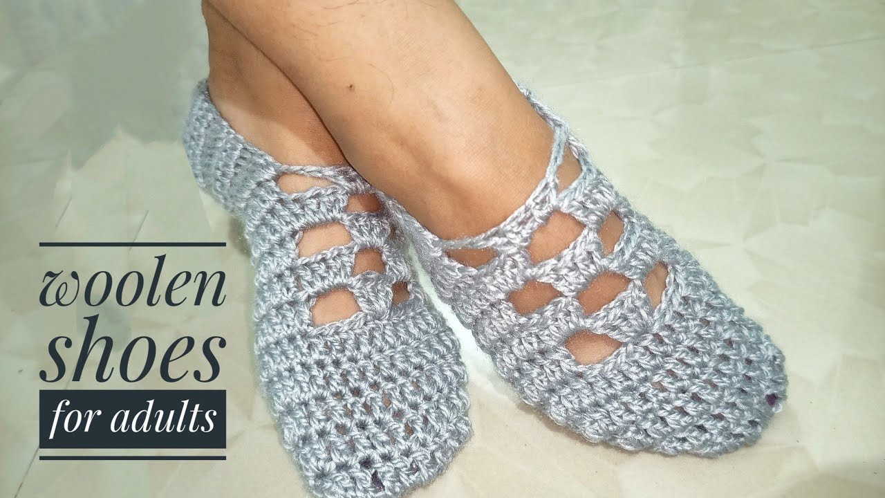 No 6/7 crochet shoes/socks kaise banaye ll step by step tutorial in