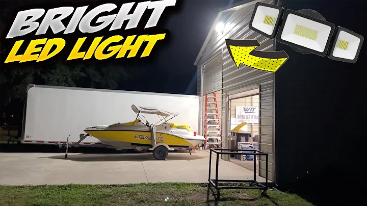 Onforu 55W LED Dusk to Dawn Security Lights 5500LM Exterior Flood Light