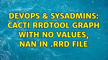 DevOps & SysAdmins: Cacti rrdtool graph with no values, NaN in .rrd file (3 Solutions!!)