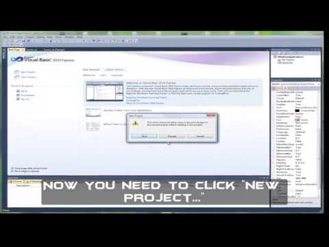Visual Basic 2010 Express Tutorial 1 - Simple Programme