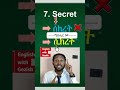 How do you pronounce SECRET?