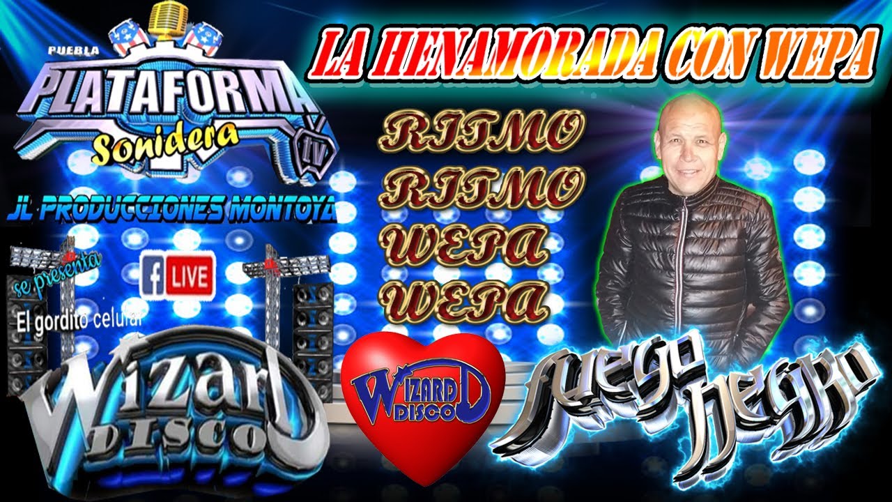 ENAMOADA CON WEPA/GABO LUNA GRUPO FUEGO NEGRO/ SONIDO WIZARD DISCO// PLATAFORMA SONIDERA TV/ EN VIVO