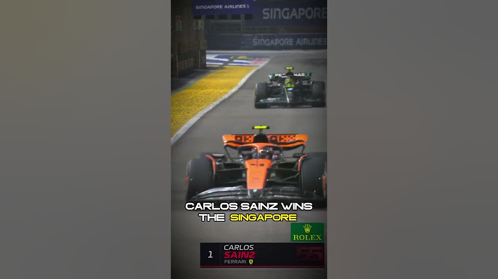 Carlos Sainz and Lando Norris DRS Strat in Singapore Grand Prix 2023 #f1 #formula1