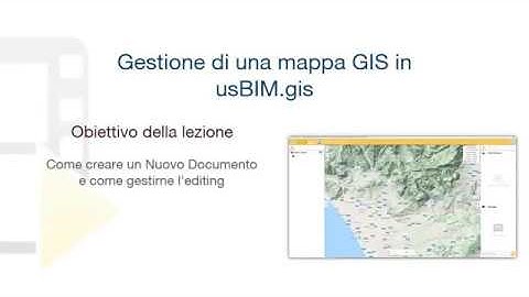 Tutorial usBIM.platform ONE - Gestione di una mappa GIS in usBIM.gis  - ACCA software