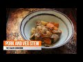 Pork and Root Vegetable Stew with Shirataki Noodles
