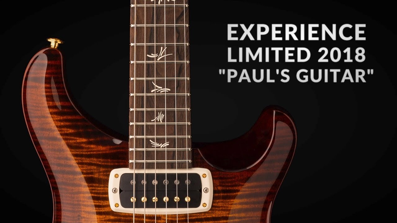PRS Paul Reed Smith Experience Limited 2018 Paul's Guitar, Black