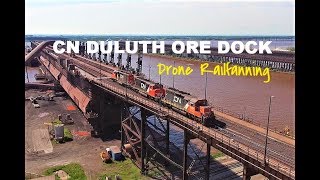 Drone Railfanning - CN's Duluth, MN Ore Dock
