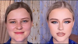 DETAILED MAKEUP TRANSFORMATION ON MY WHITE CLIENT/BEGINNERS FRIENDLY