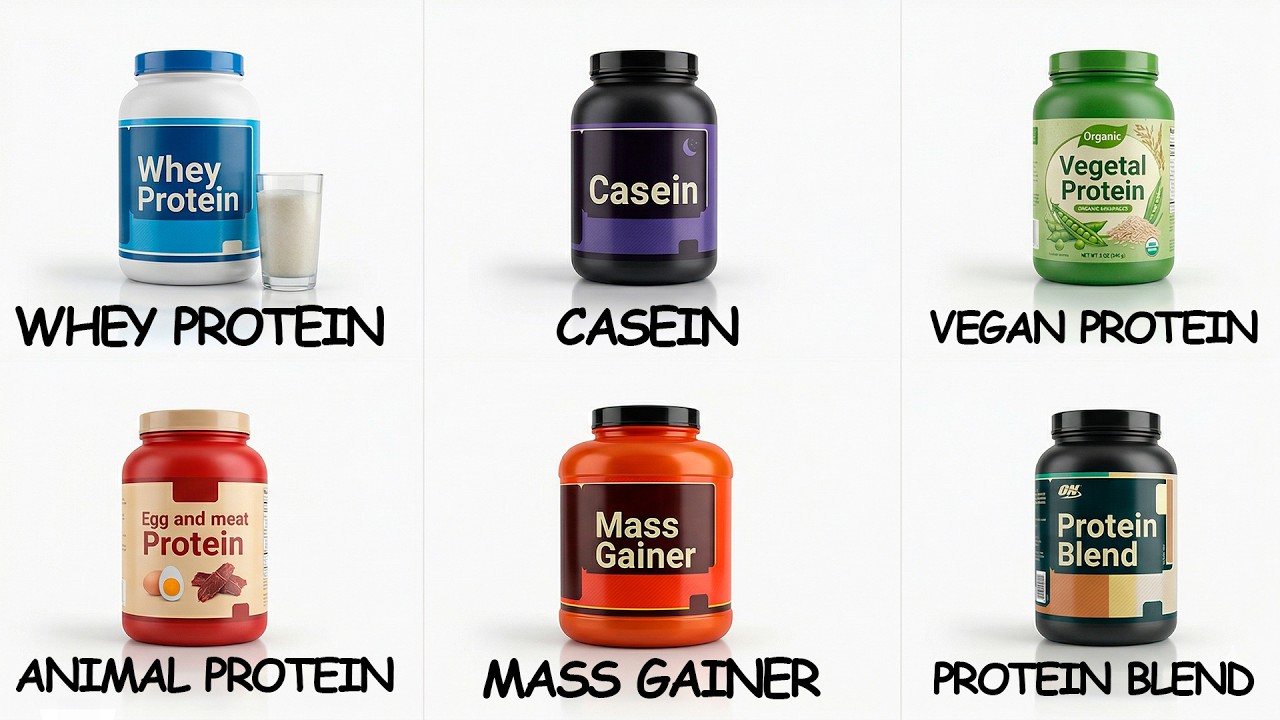 Every Type of Protein Powder Explained in 7 Minutes - YouTube