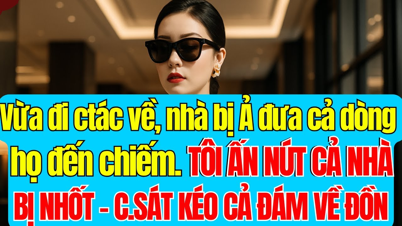 Vừa đi c.tác về, nhà bị Ả đưa cả dòng họ đến ch.iếm. TÔI KH.ÓA CỬA- CẢ NHÀ B.Ị NH.ỐT-C.SÁT ẬP VÀO