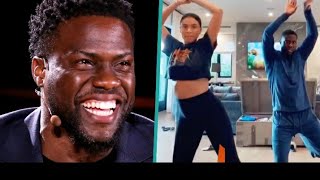 Kevin Hart \& Wife Eniko Hart Dancing To Michael Jackson song 'Thriller'