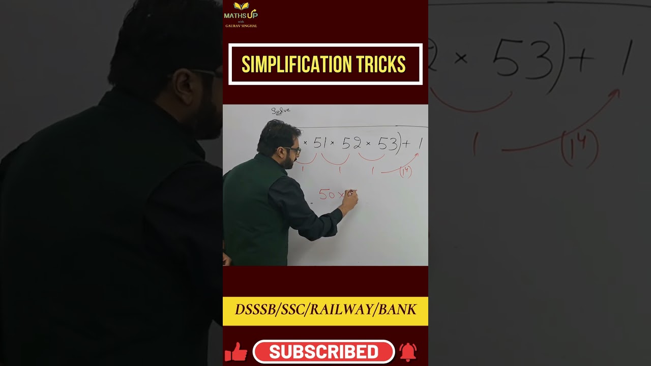 Simplification Tricks For DSSSB Exam 