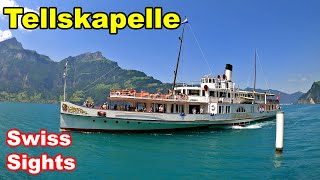 Tellskapelle, Tellsplatte Lake Lucerne Uri Switzerland 4K