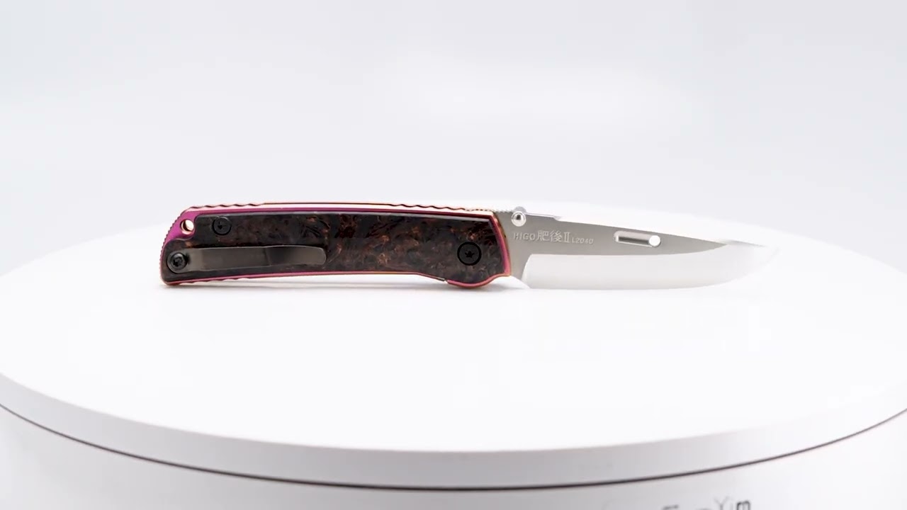 Higo II X-FCF - Dark Matter Copper - ZDP-189 Clad by VG-10 Blade