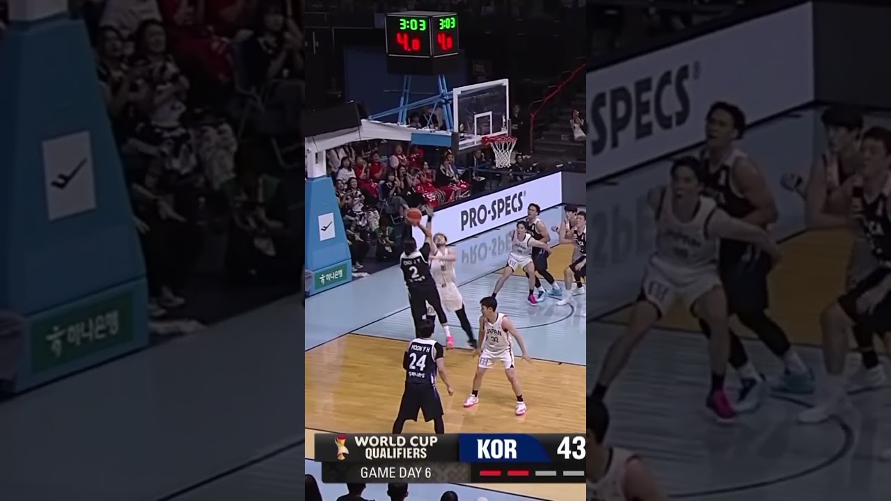 Choi showing off his skill set 🔥🇰🇷 #FIBAWC