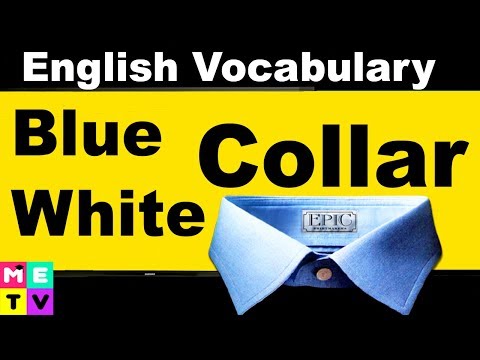 English Job Vocabulary | Blue Collar White Collar 👔