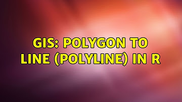 GIS: Polygon to line (polyline) in R