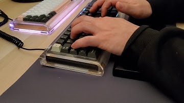 Canon60 Keyboard Sound Test (Lubed C3 Tangerine Switches)