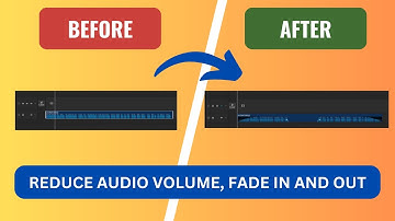 Reduce AUDIO Volume, Fade in, and Fade Out Audio in Capcut PC Tutorial
