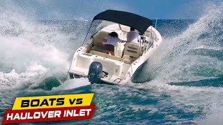 WHEN HOLDING ON GOES WRONG! | Boats vs Haulover Inlet