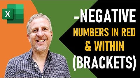 Show Negative Numbers in Red Font and Within Brackets